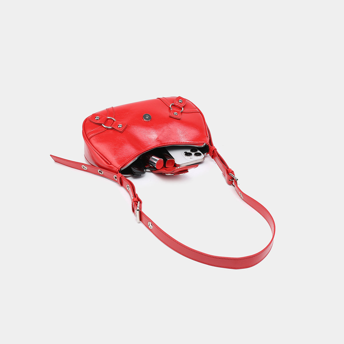 Ella Vintage Motorrad-Tasche im Punk-Stil