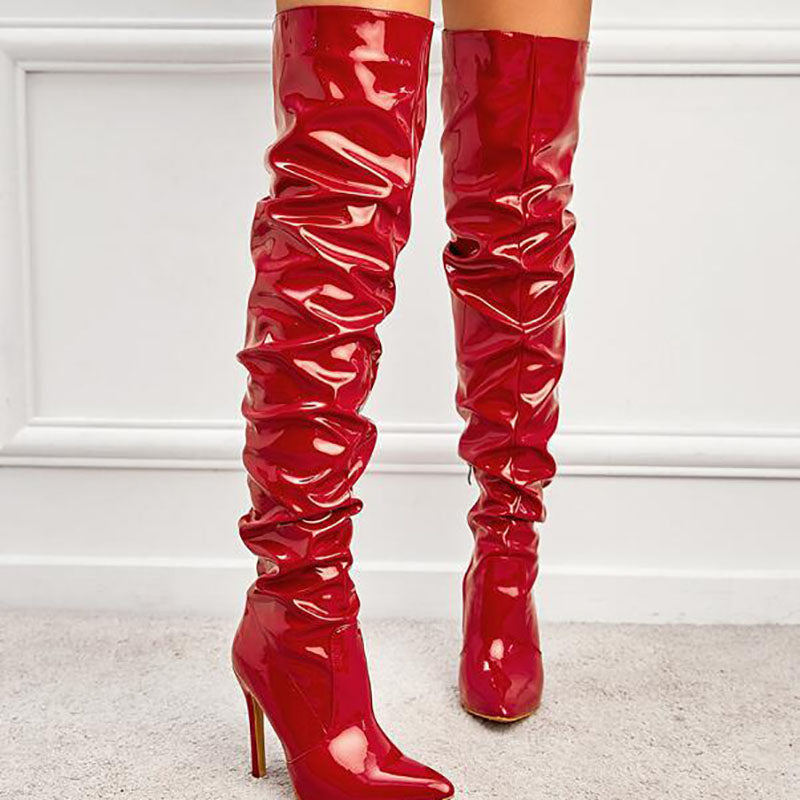 Hebe Stylish Over-Knee Boots