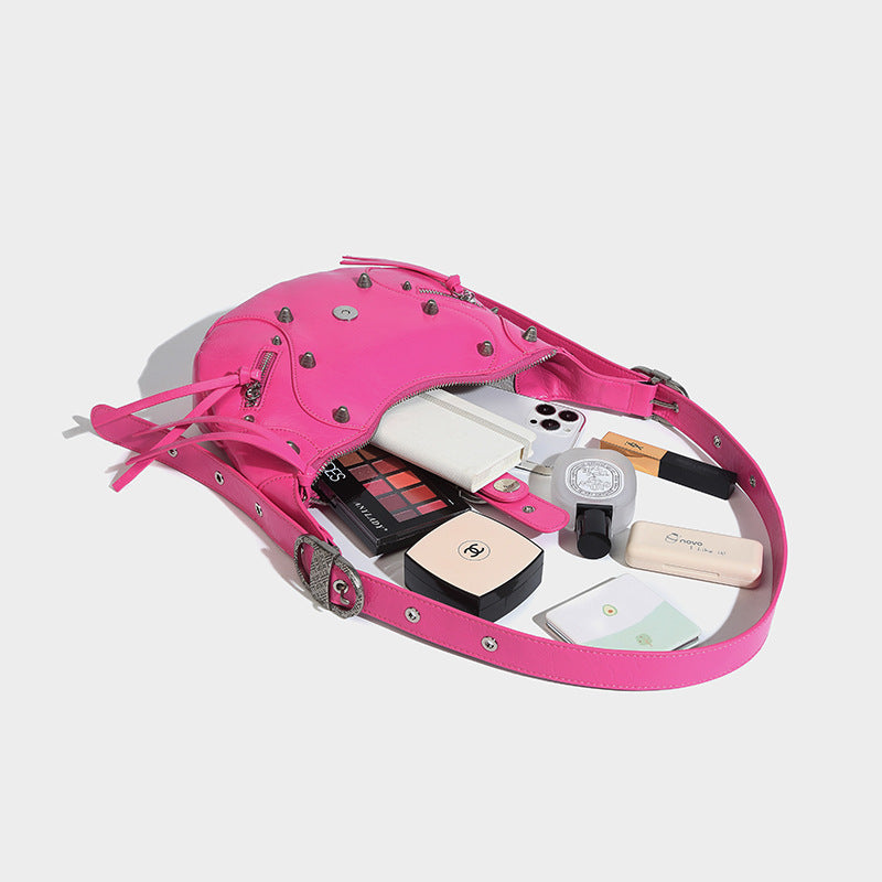 Delilah Lederhandtasche mit Schnalle