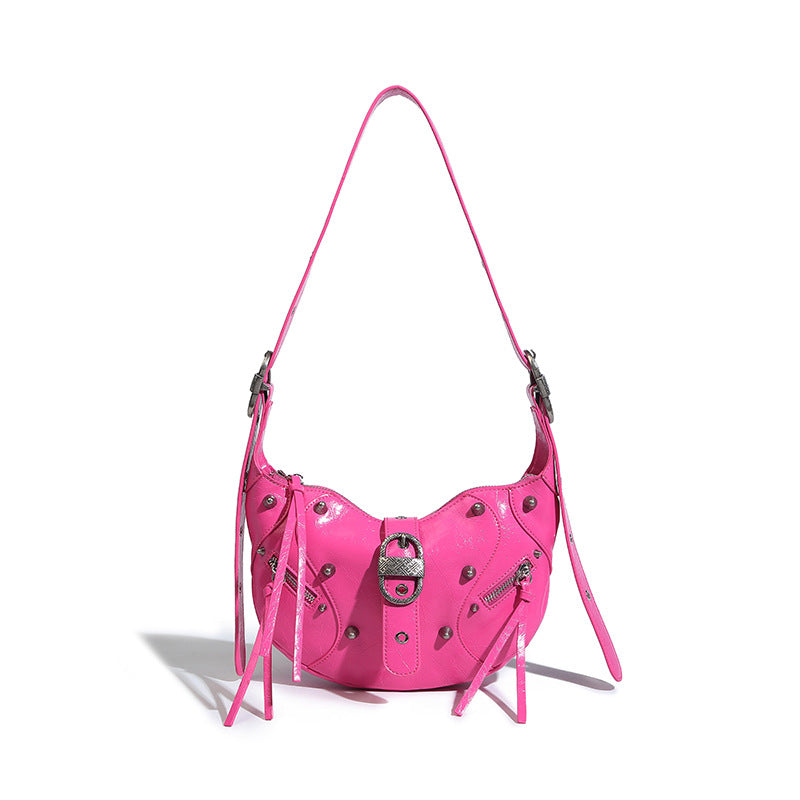 Delilah Lederhandtasche mit Schnalle