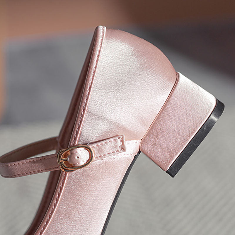 Ballerines en satin Jaborosa
