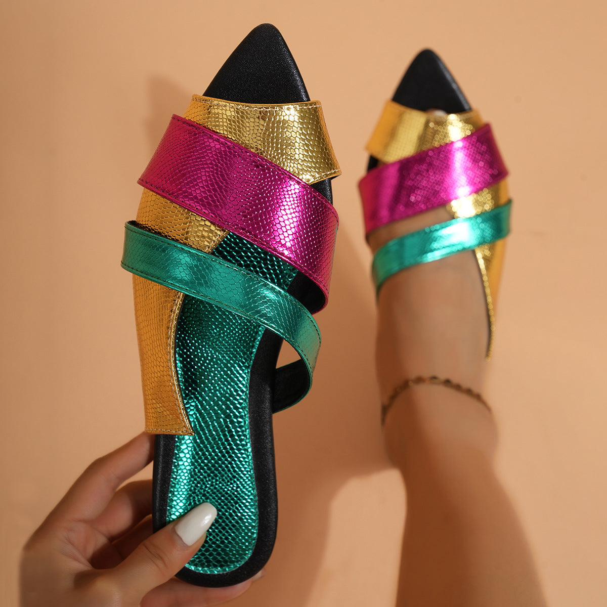 Chaussons plats confortables Jaborosa