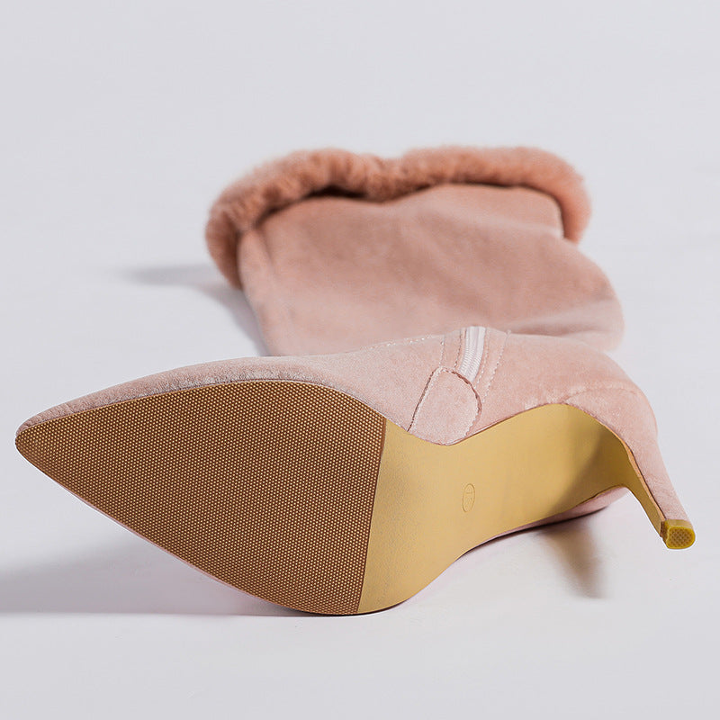 Fressia Fluff Over-the-knee Boots