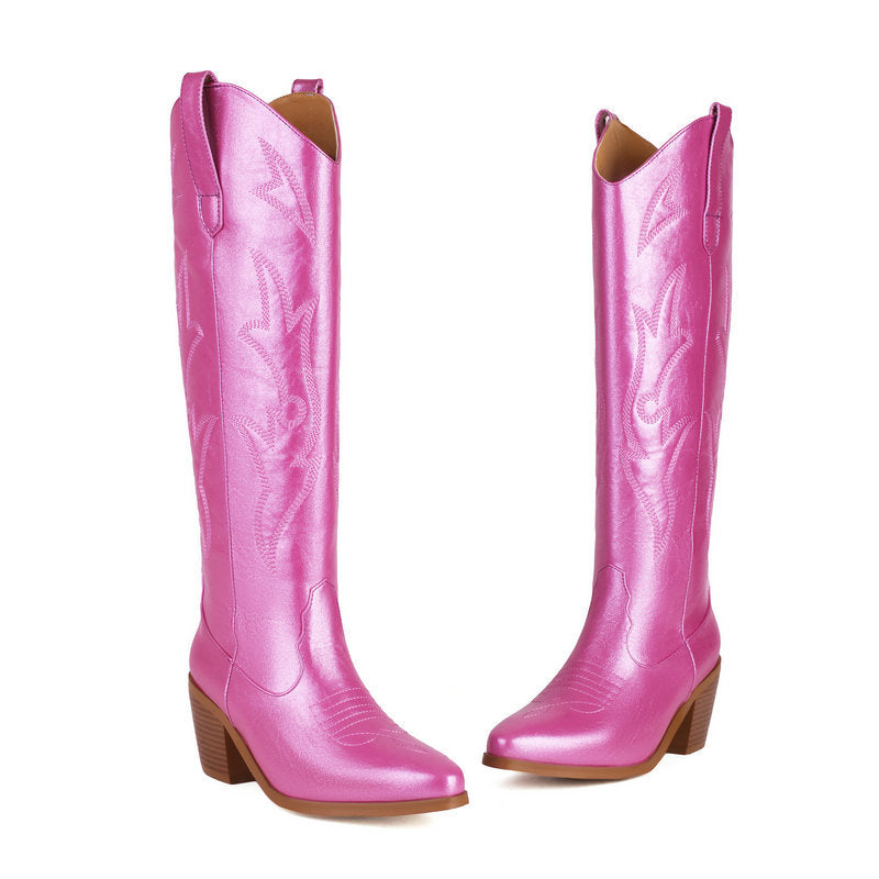 Primula Chunky Cowboy Boots