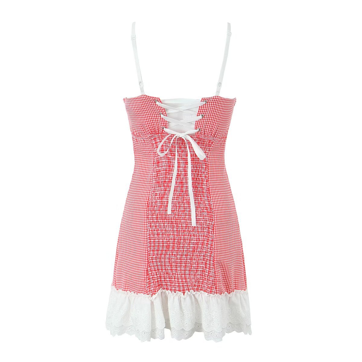 Luna Lace Petal A-Line Mini Dress