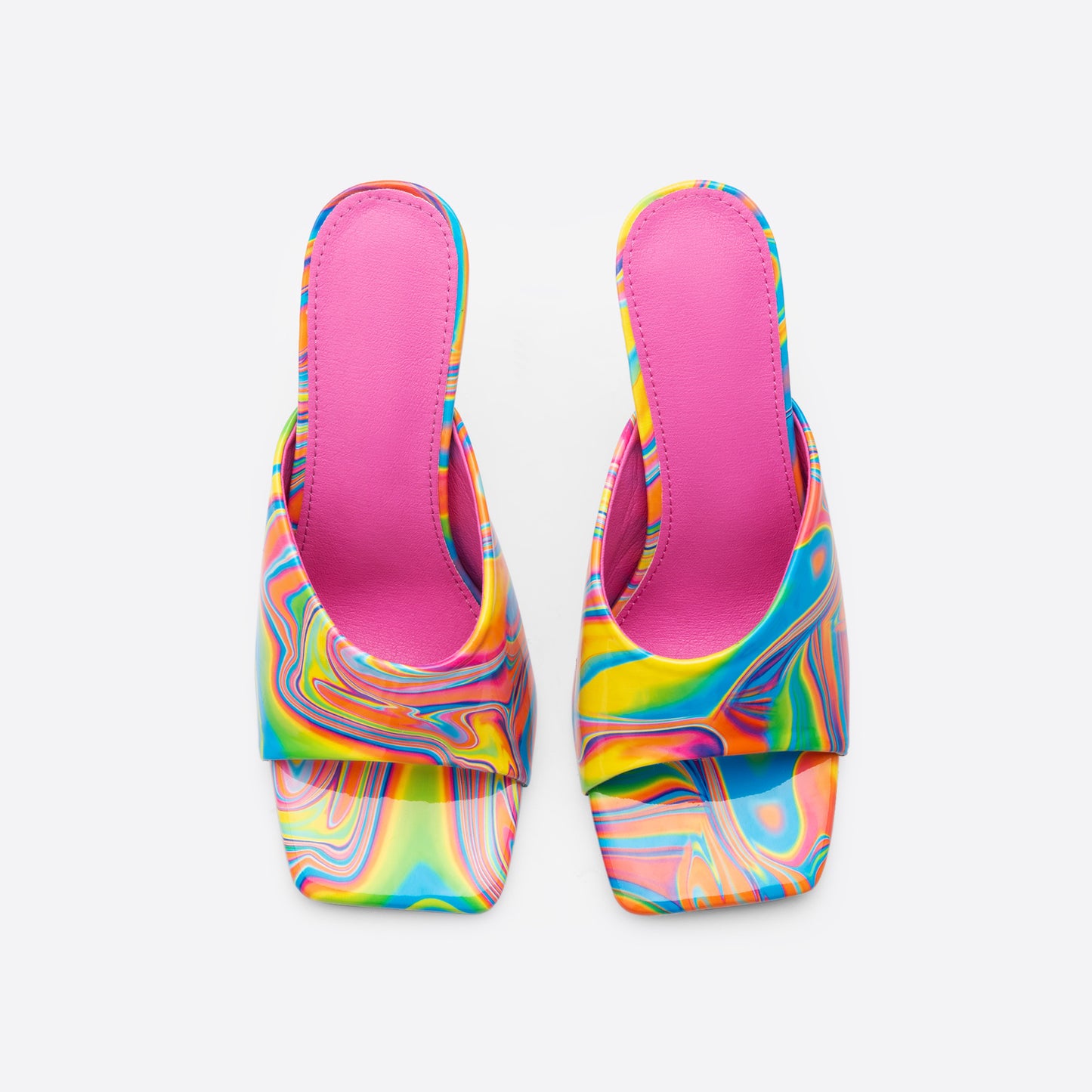 Daisy Colorful Painting Mules