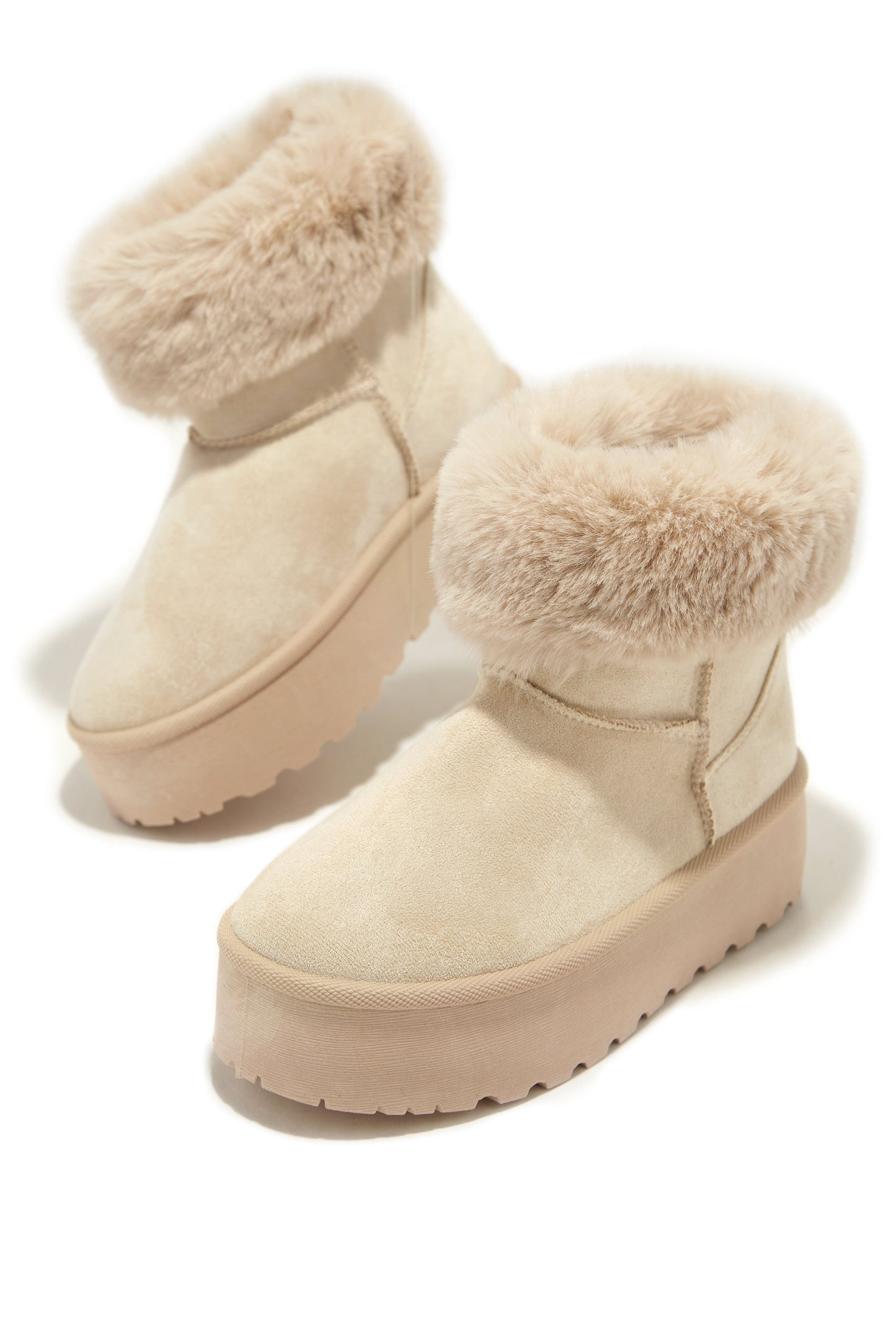 Bottes de neige en daim Daphné
