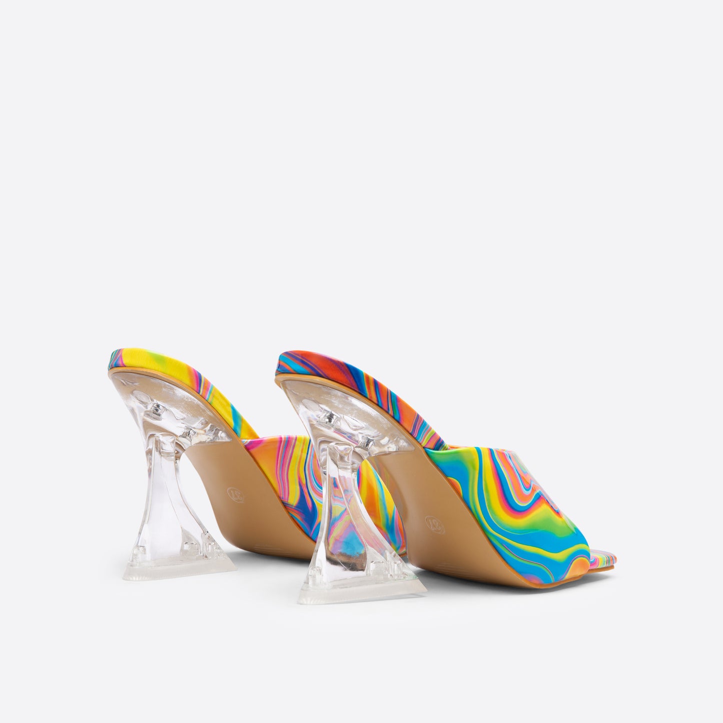 Daisy Colorful Painting Mules