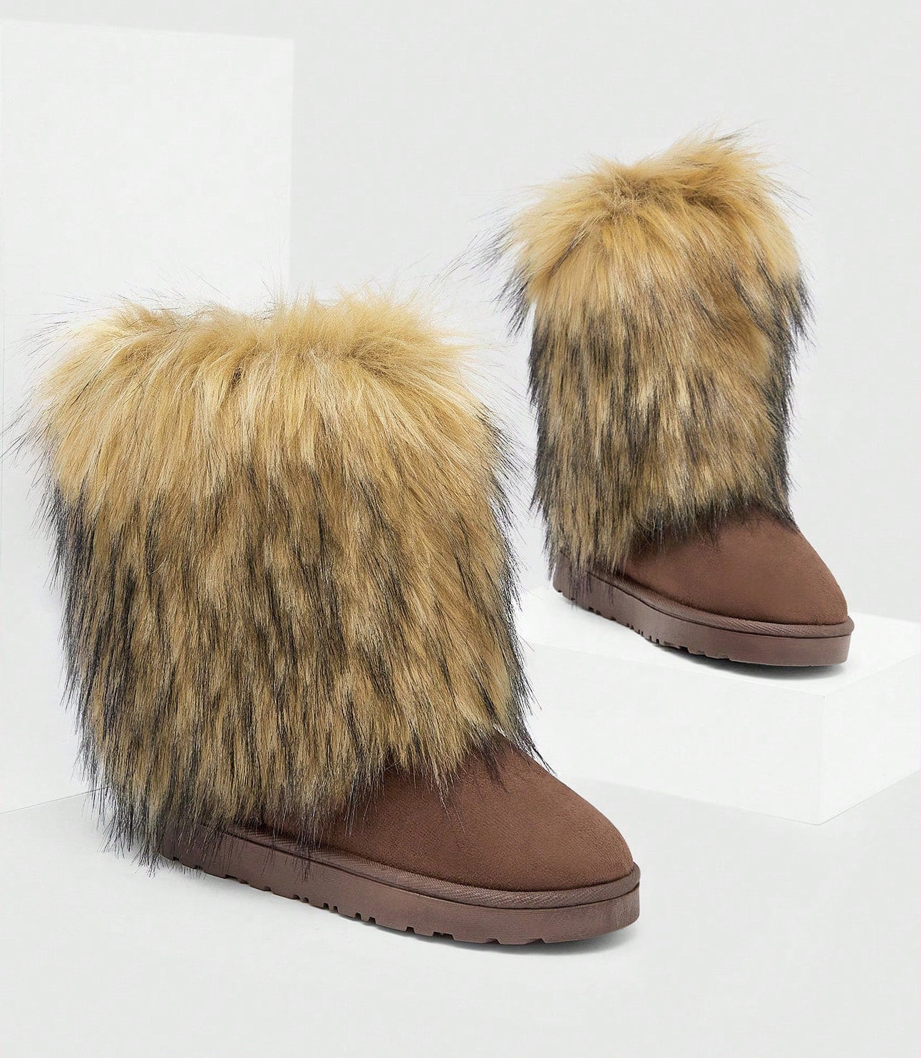 Bottes de neige en fourrure Lavatera
