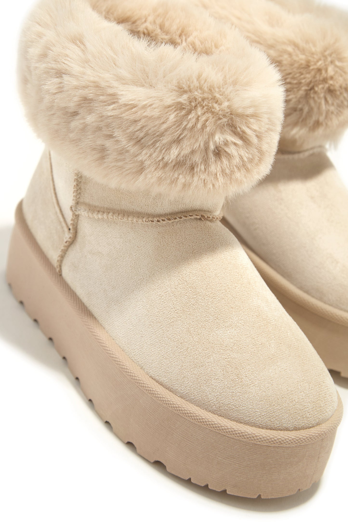 Bottes de neige en daim Daphné