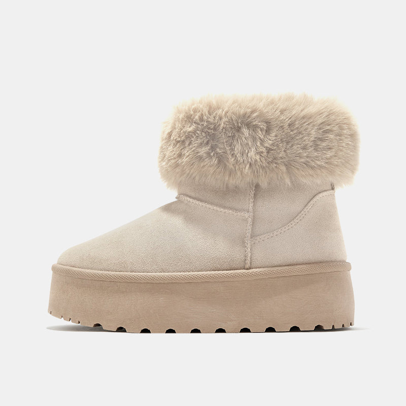 Bottes de neige en daim Daphné