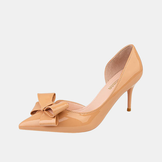 Pansy Bow-embellished Pumps