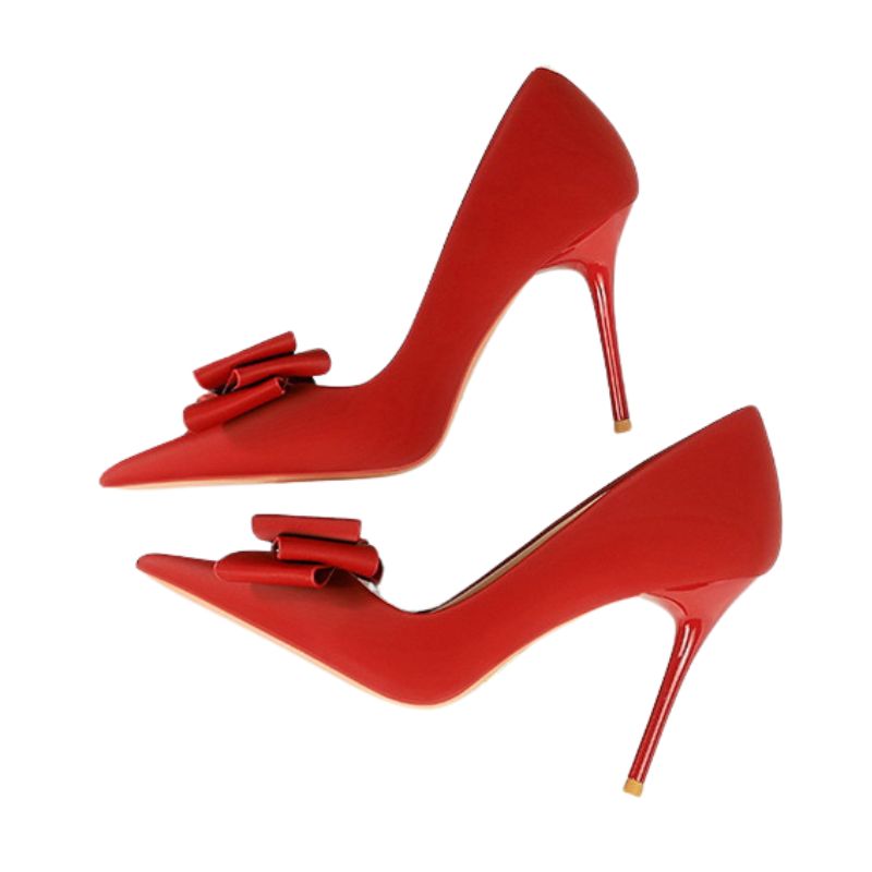 Escarpins à talons aiguilles Nerine Bow