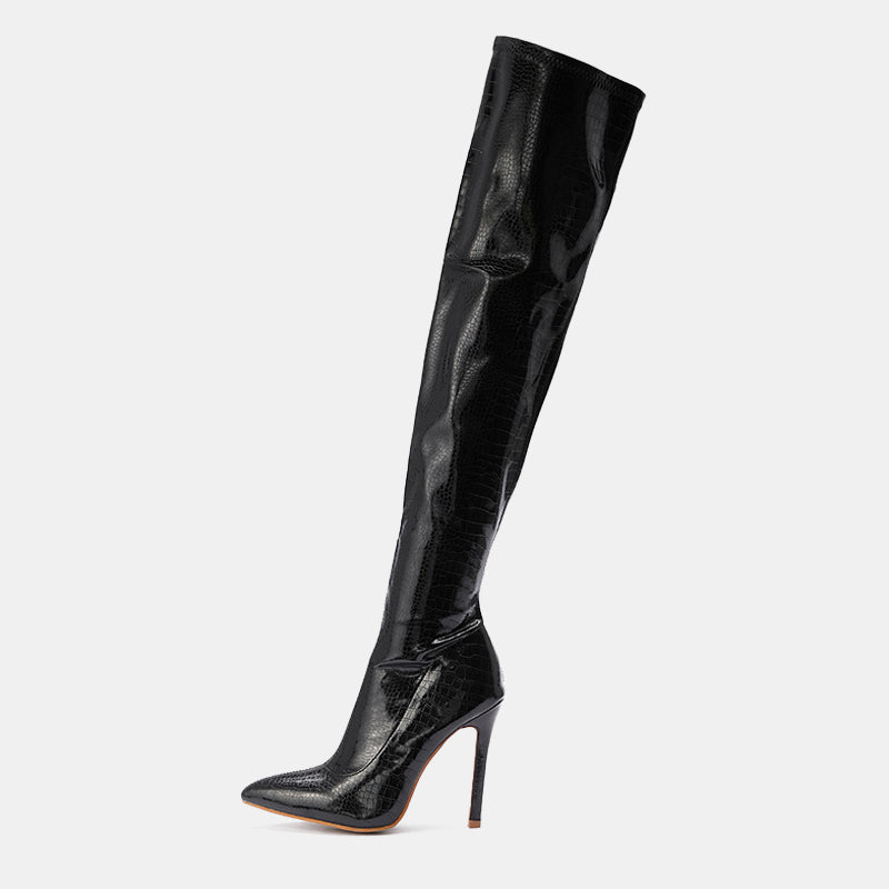 Erica Chunky Over-the-knee Boots