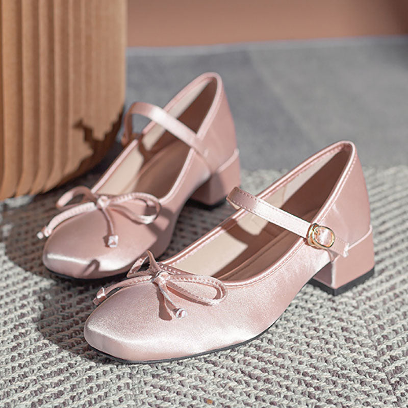 Ballerines en satin Jaborosa