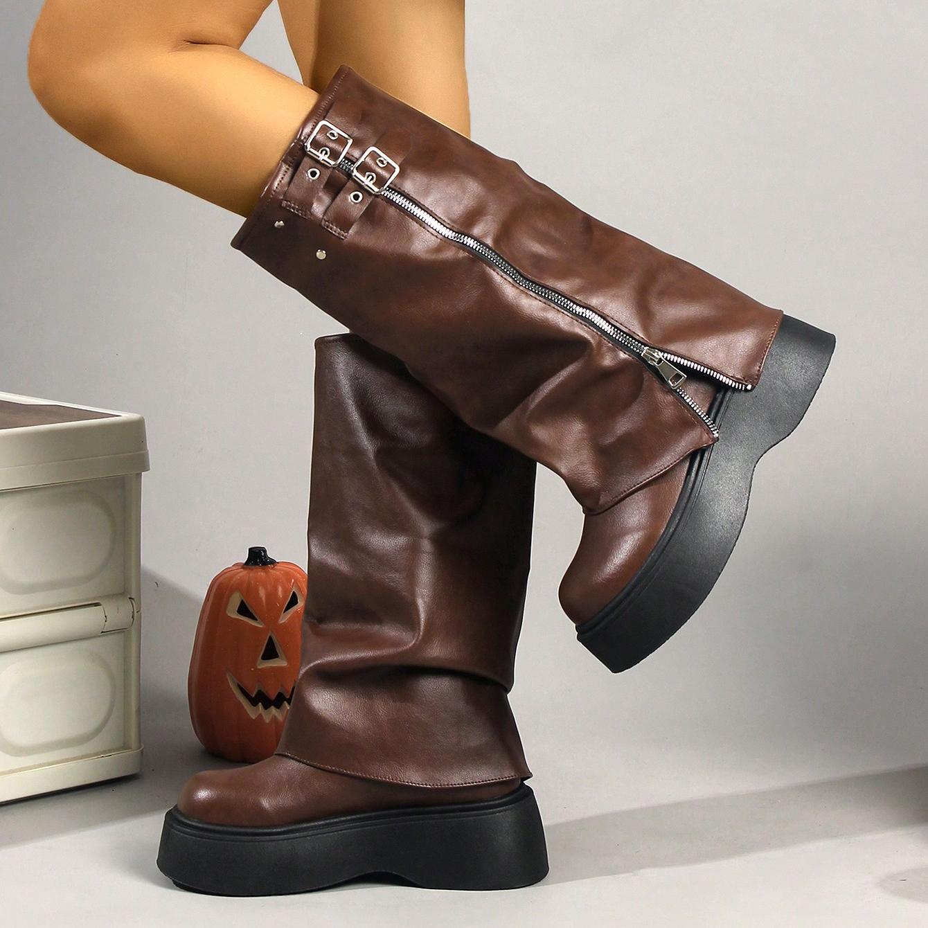 Bottes à plateforme Pansy