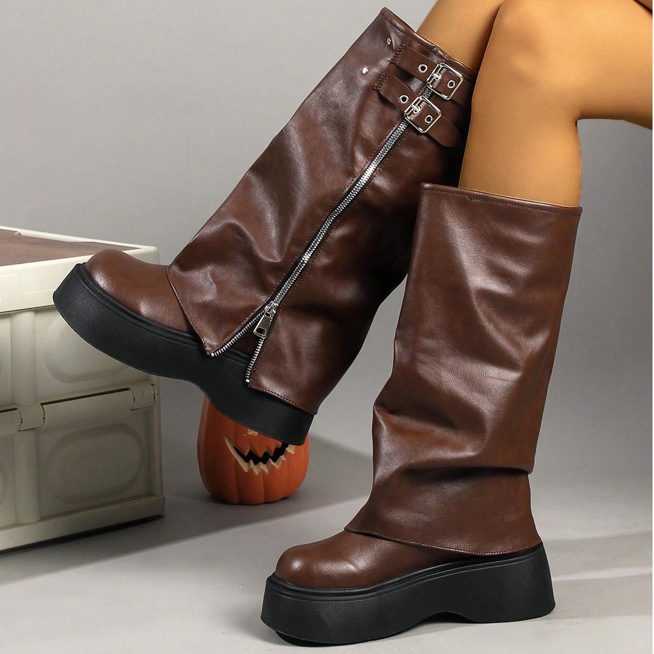 Bottes à plateforme Pansy