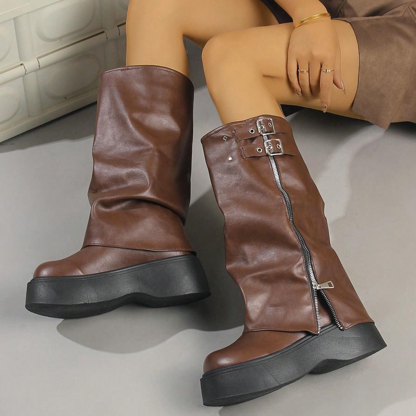 Bottes à plateforme Pansy