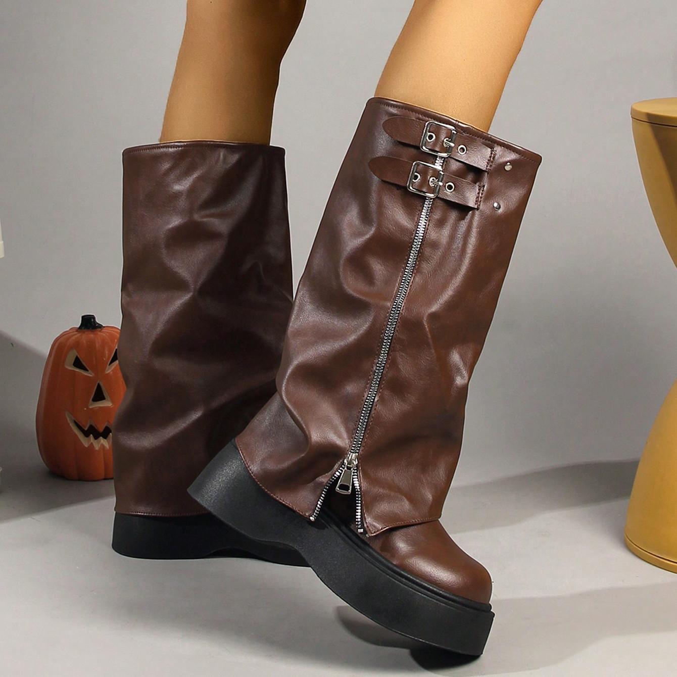 Bottes à plateforme Pansy