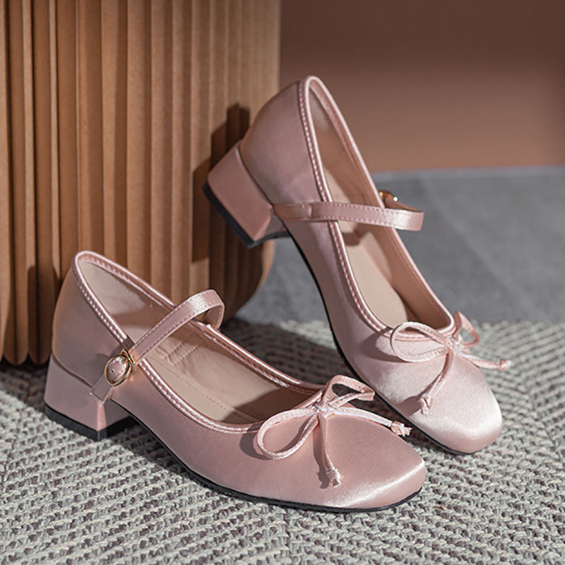 Ballerines en satin Jaborosa