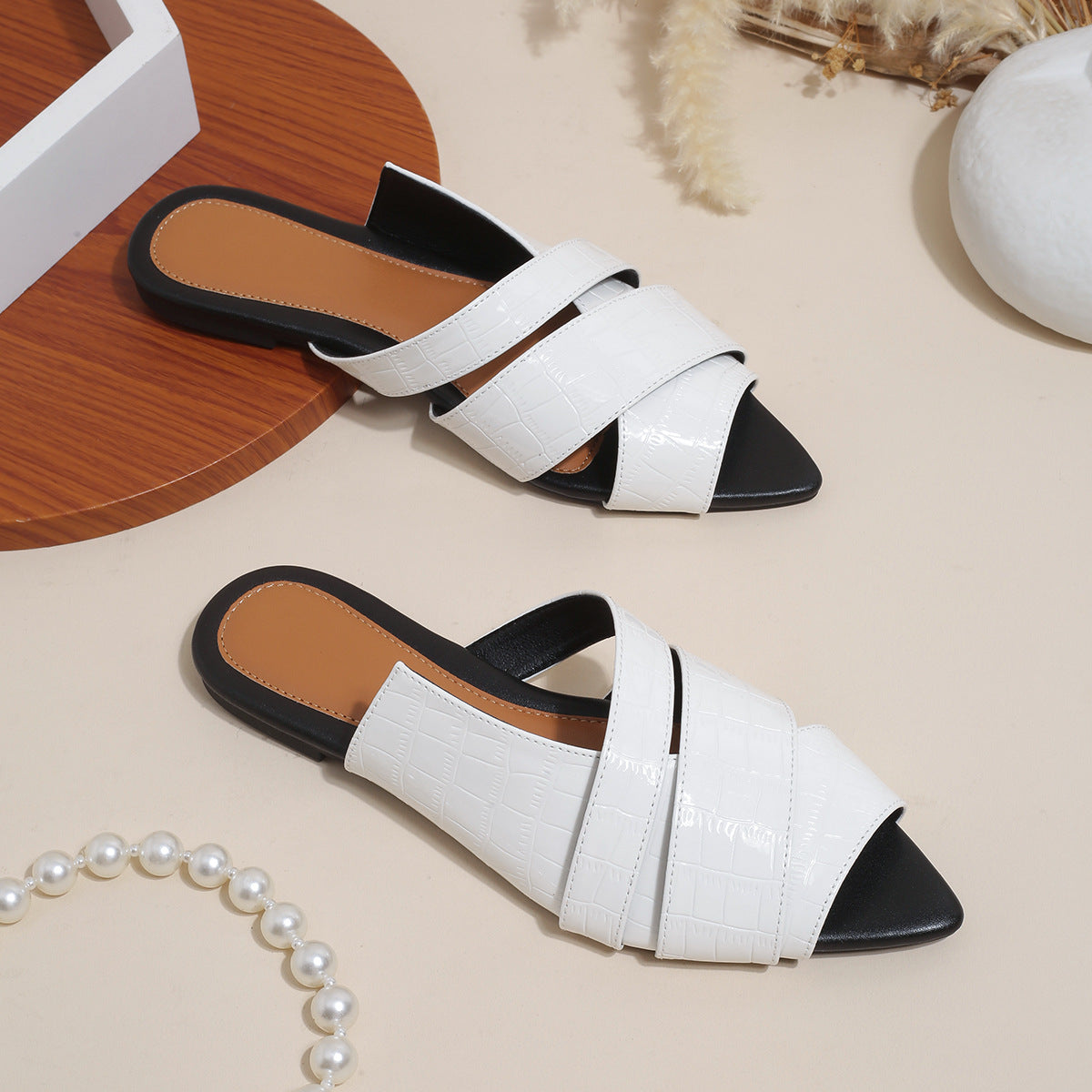 Chaussons plats confortables Jaborosa