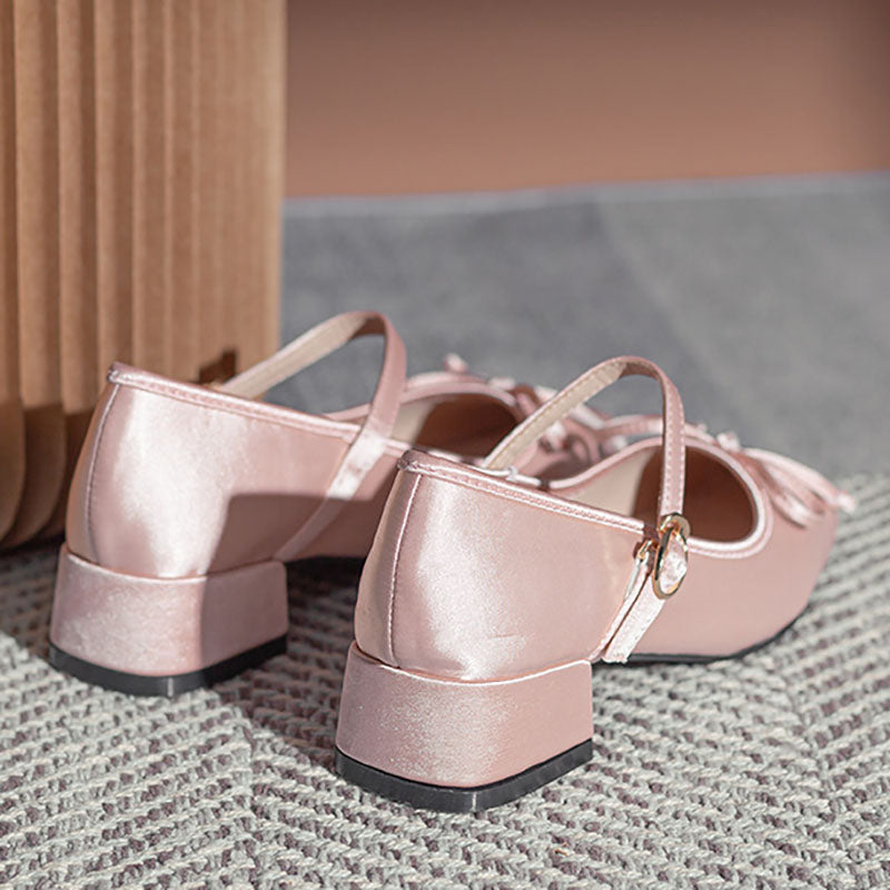 Ballerines en satin Jaborosa
