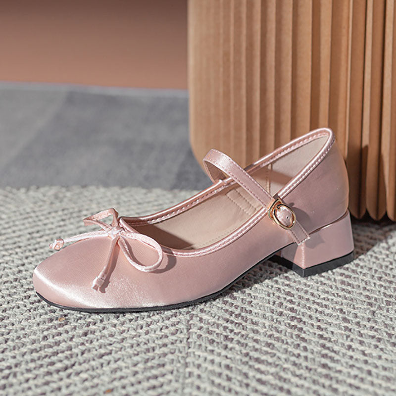 Ballerines en satin Jaborosa