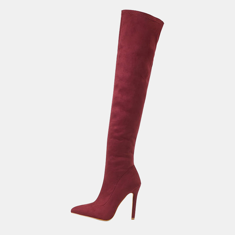 Hydrangea Over-knee Boots