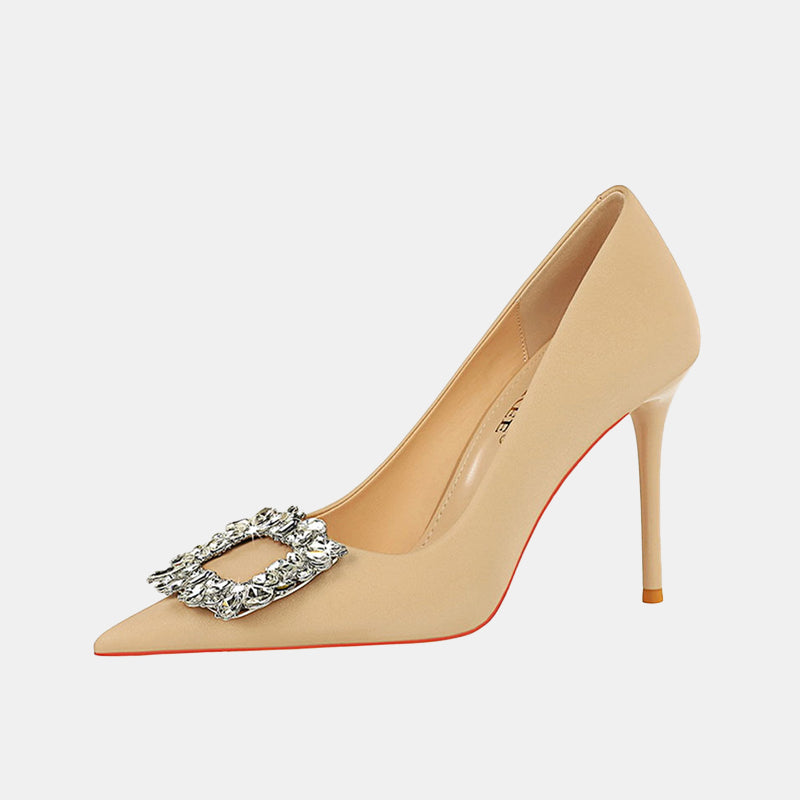 Escarpins à talons aiguilles en strass Nemesia