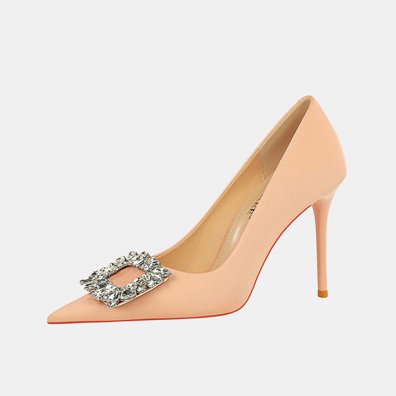 Escarpins à talons aiguilles en strass Nemesia