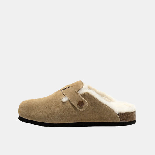 Jaborosa Pelzgefütterte Slip-on-Flats