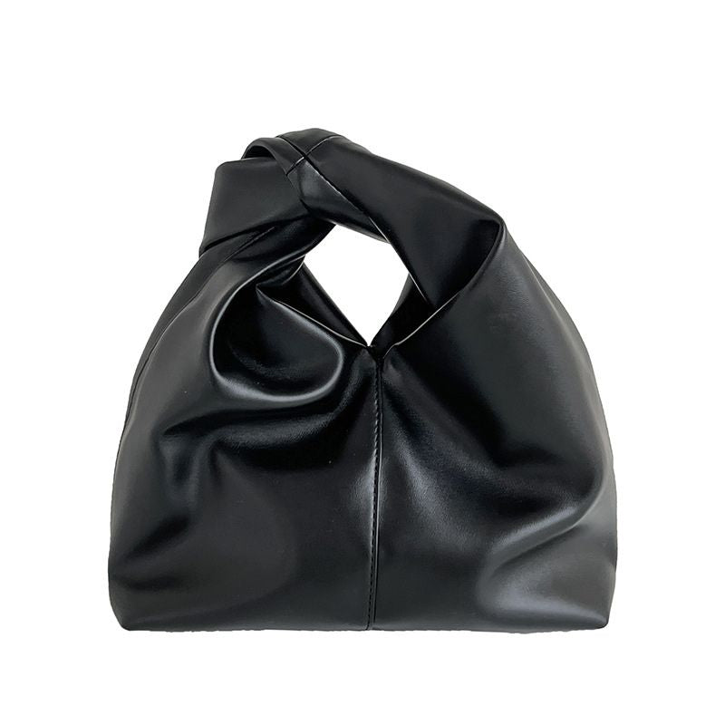 Lyra-Handtasche aus weichem Leder mit Falten