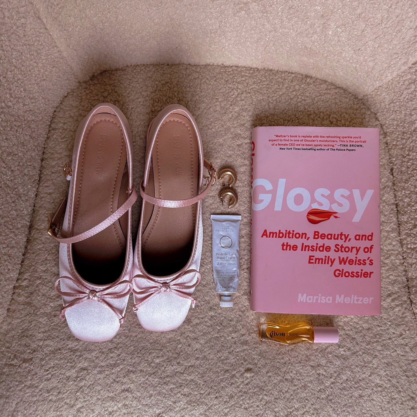 Ballerines en satin Jaborosa