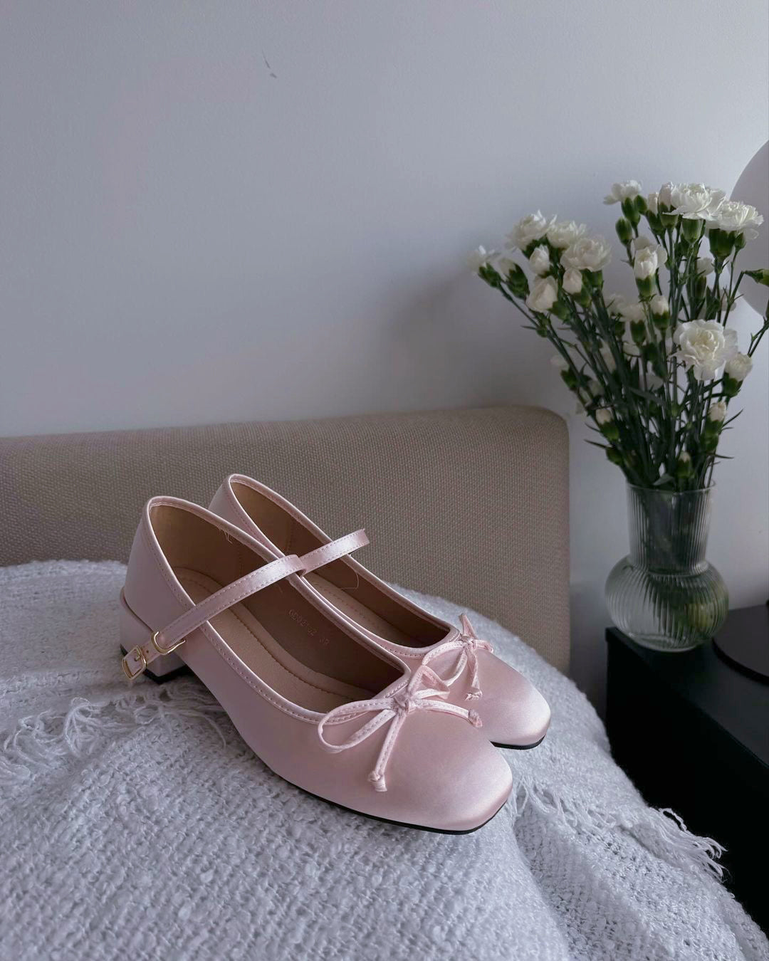 Ballerines en satin Jaborosa
