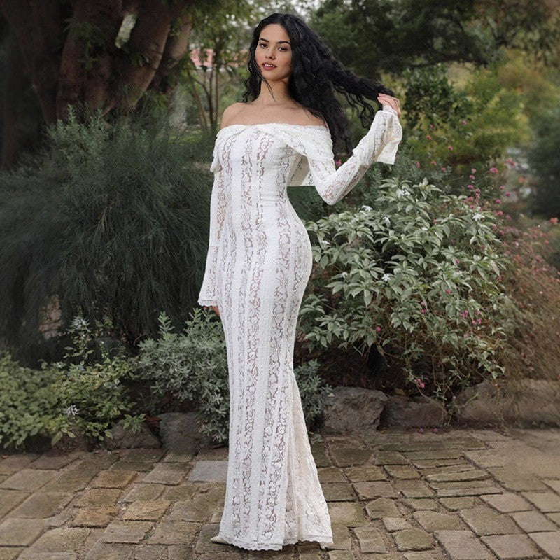 Clara Off Shoulder Lace Dress