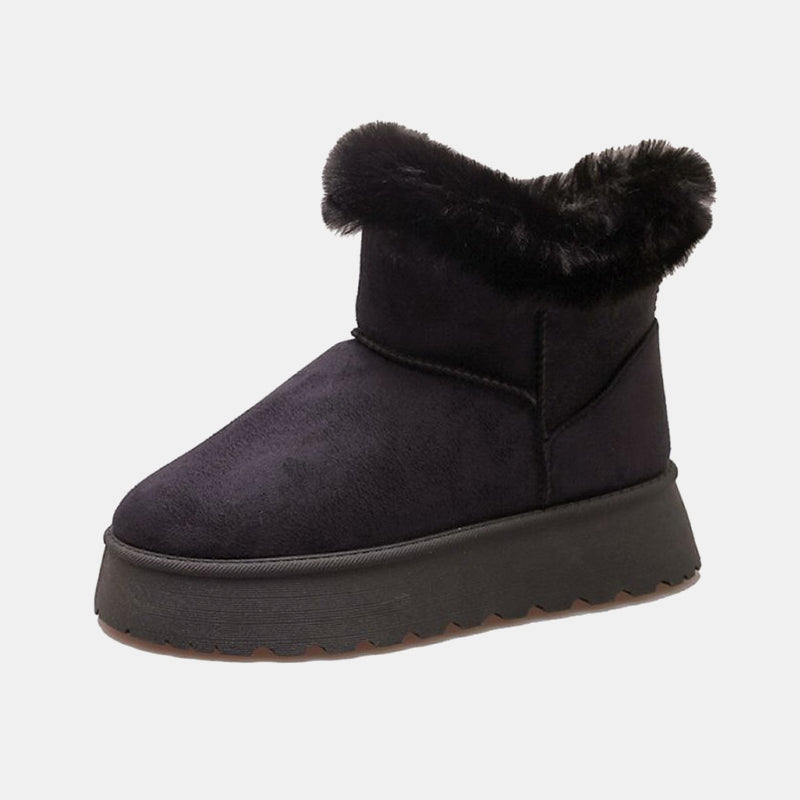 Bottes de neige en daim Daphné