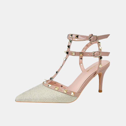 Pumps „Jasmine“ mit glitzernden Nieten