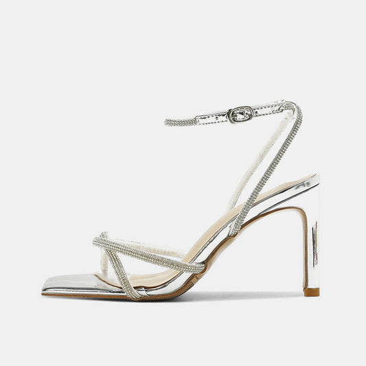 Lobelia Rhinestone Sandals