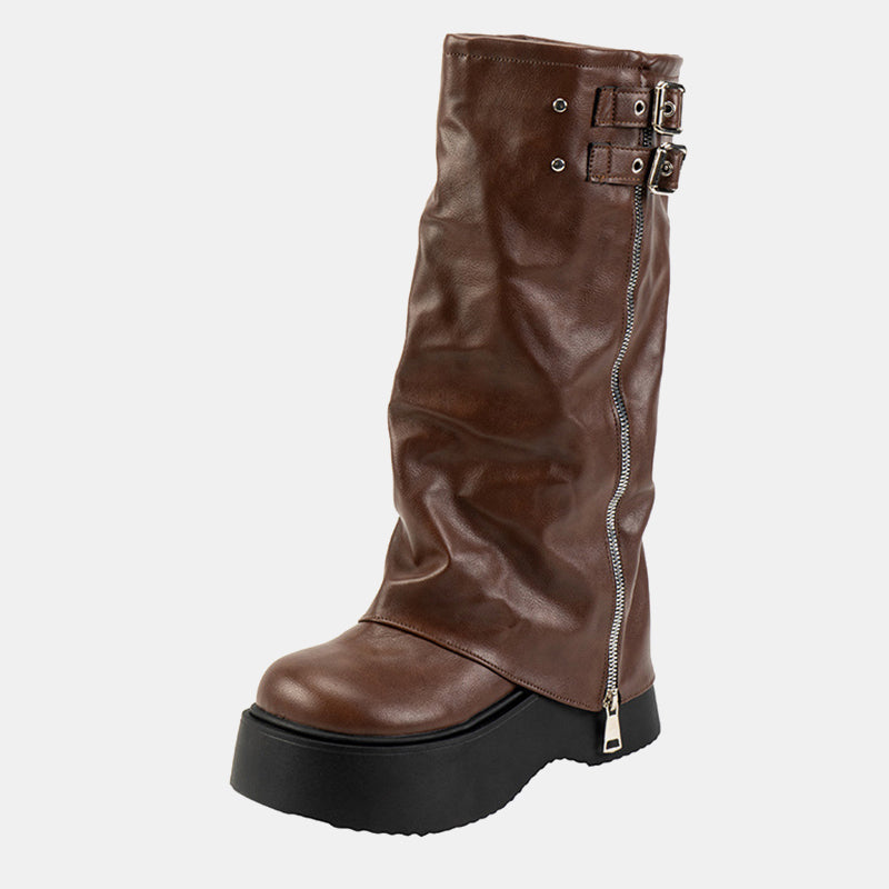 Bottes à plateforme Pansy