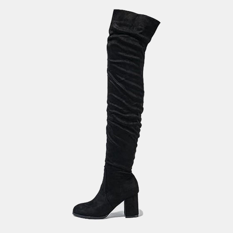 Viola Suede Over Knee Boots