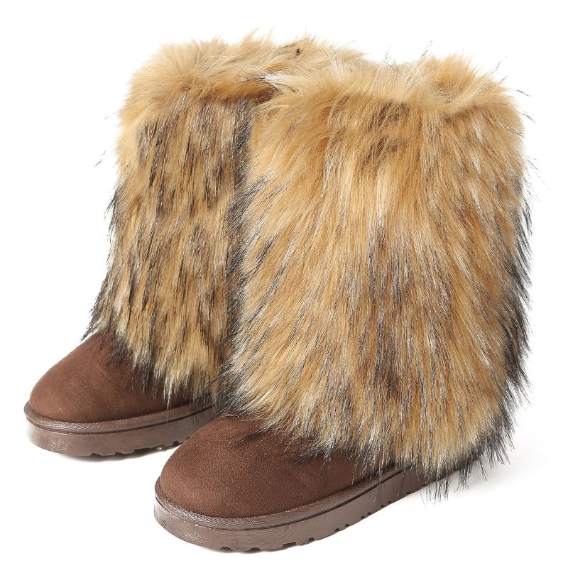 Bottes de neige en fourrure Lavatera