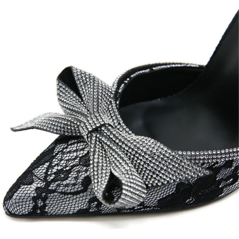 Snowflake Lace Bow-knot Sandals