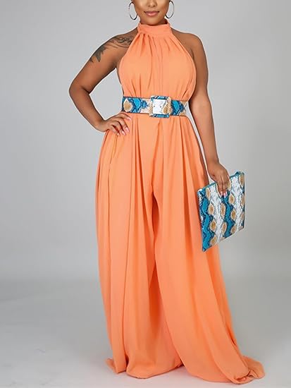 Sophia Wide Leg Romper Jumpsuit