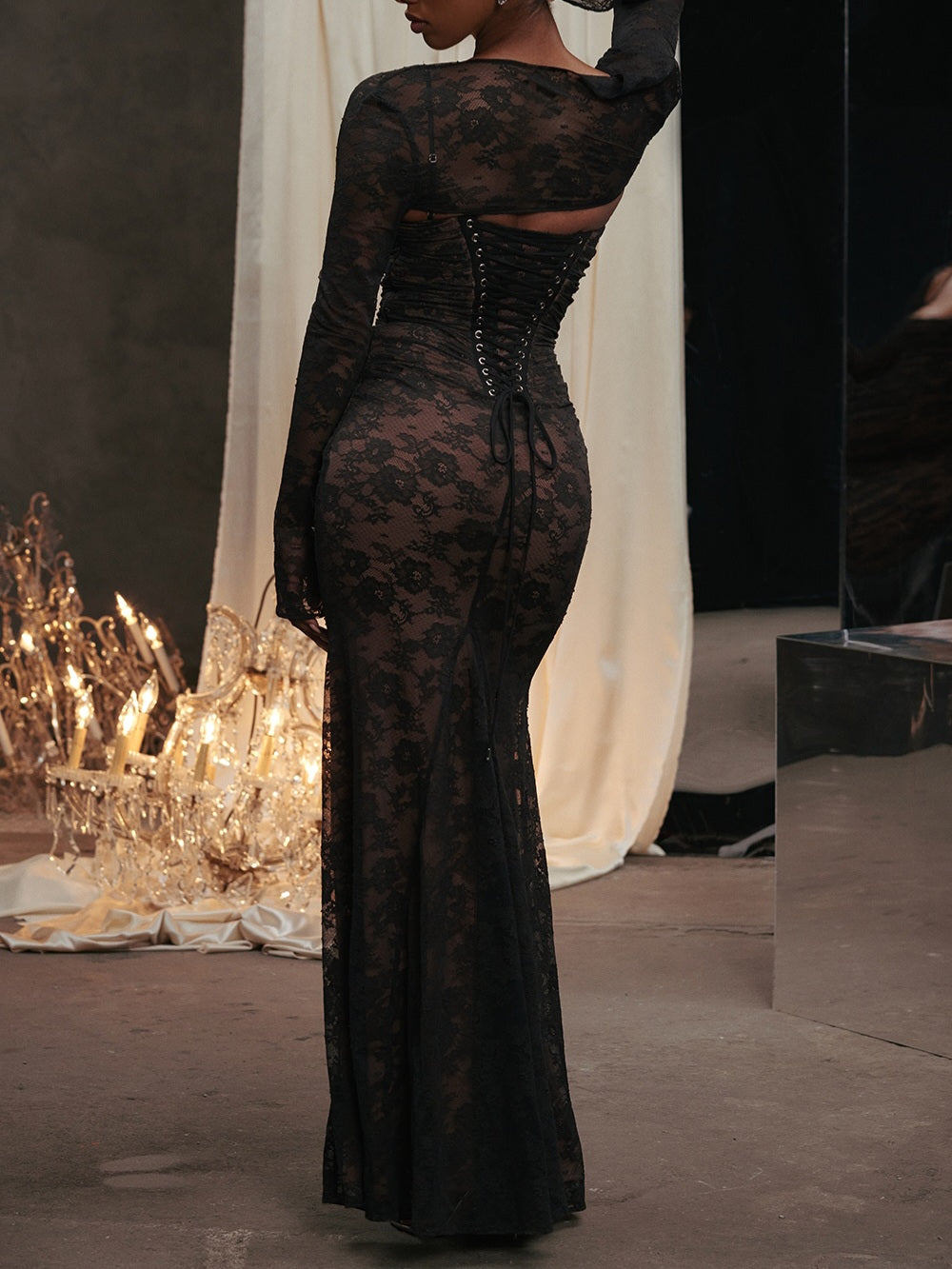 Sophia Mermaid Lace Dress
