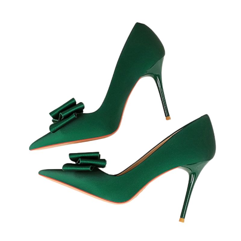 Escarpins à talons aiguilles Nerine Bow