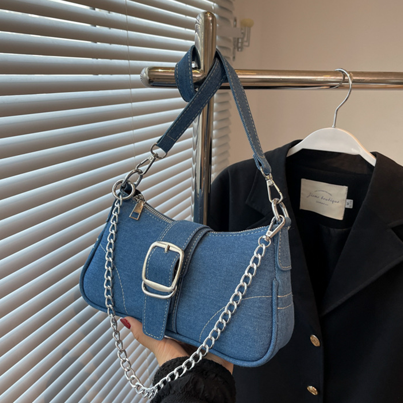 Sac bandoulière en jean Amaya