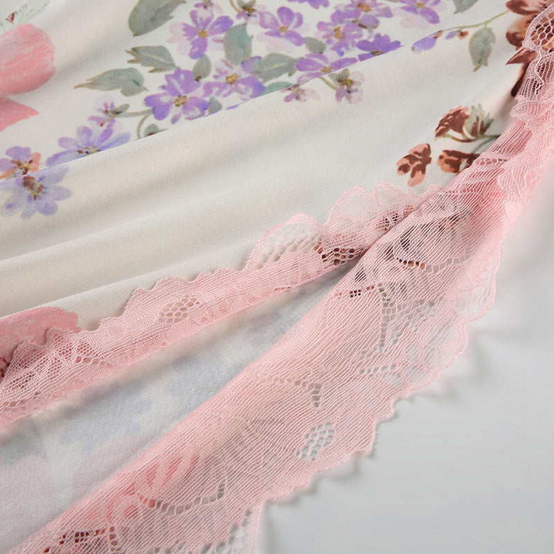 Sofia Lace Floral Maxi Dress