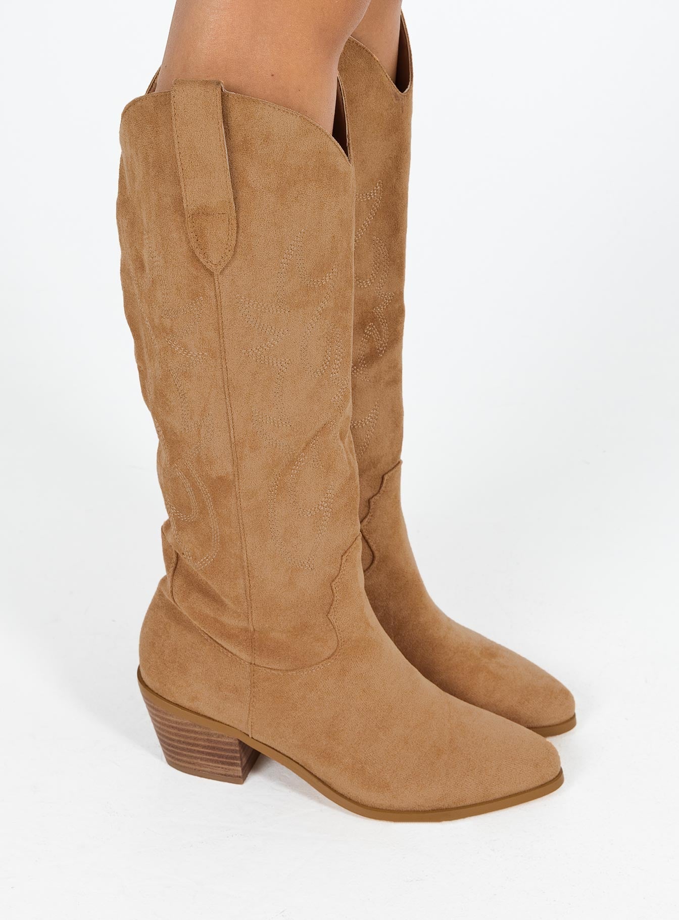 Begonia Knee-high Western Boots