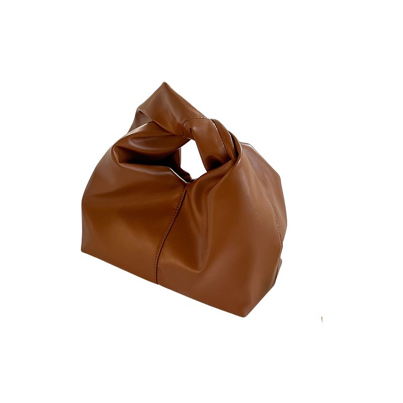 Lyra-Handtasche aus weichem Leder mit Falten