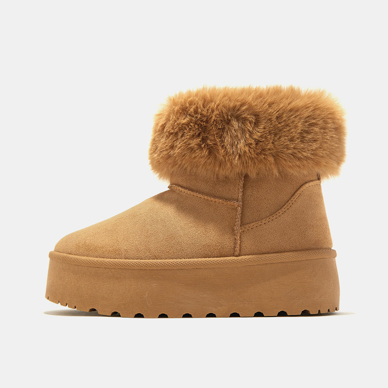 Bottes de neige en daim Daphné
